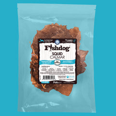 Fishdog Squid Dog Treats – Dehydrated Wild-Caught Squid for Dogs – Rich in Omega-3, High Protein, All-Natural, Single Ingredient Snack – 2 oz (60g) by Palz&Co