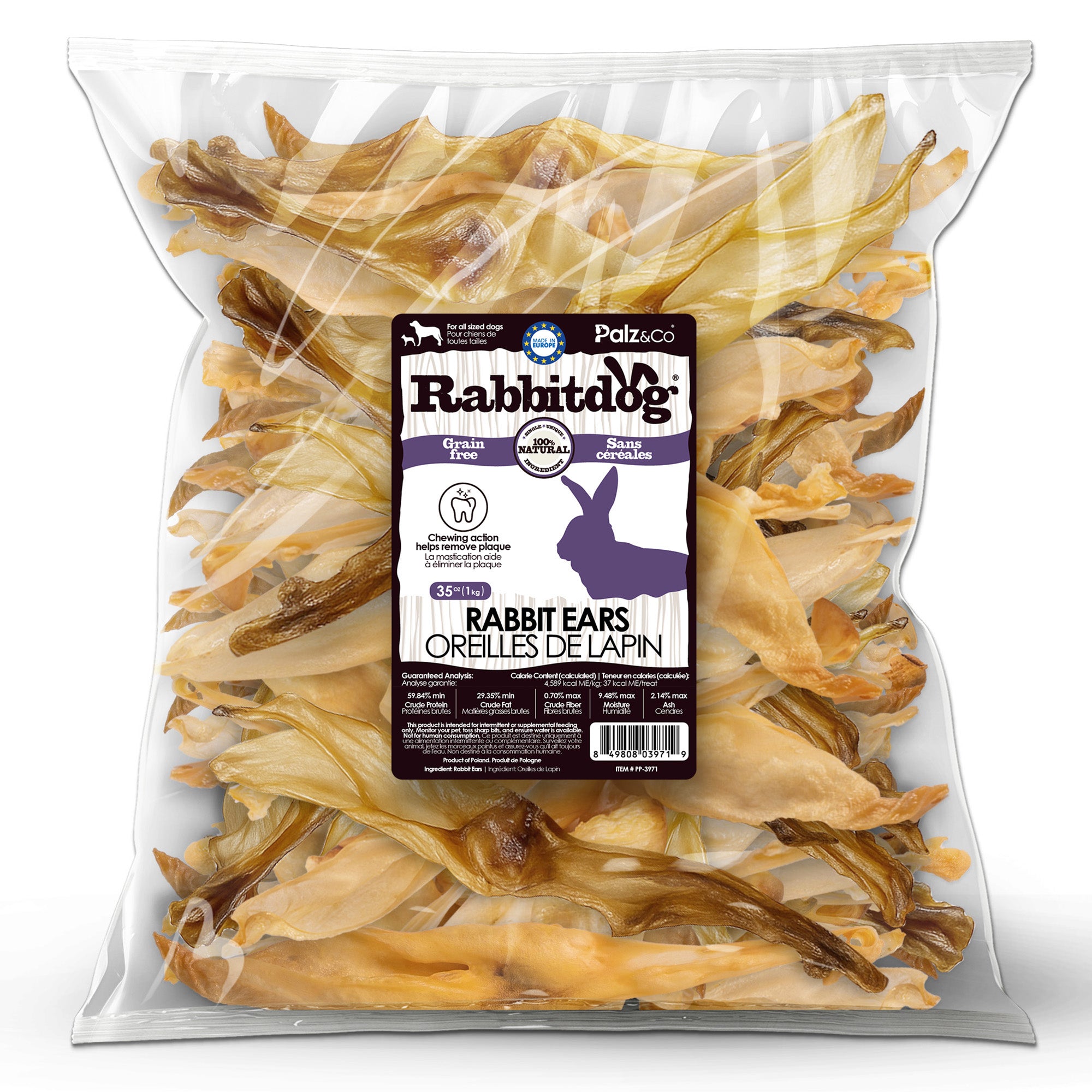 Rabbitdog Rabbit Ears - 2.2 lbs Main image