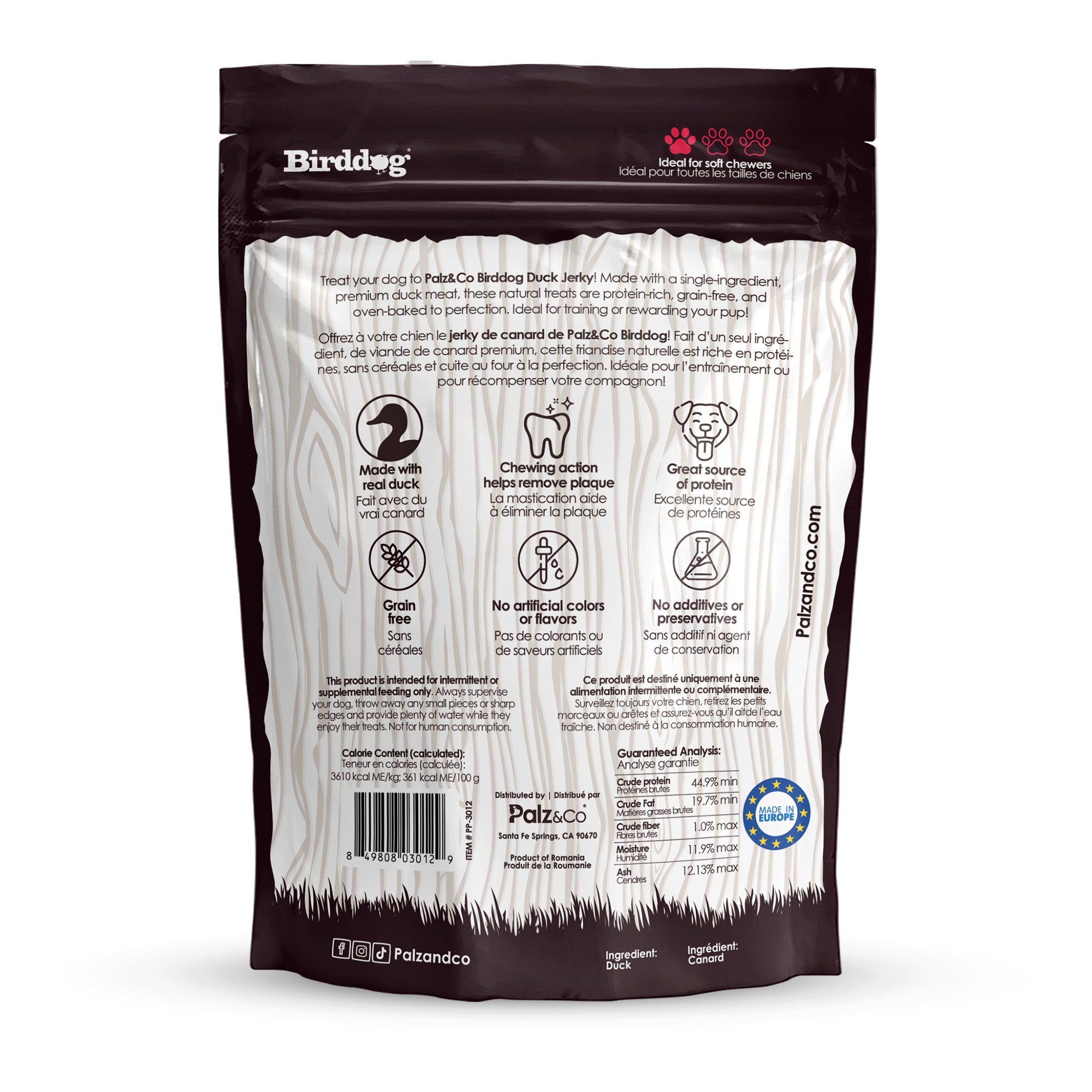 Birddog Duck Jerky Chews - Pack of 10 Secondary image