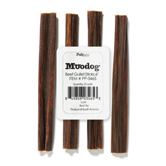 Moodog Beef Gullet Sticks 6-12", 25 Pack