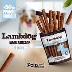 Lambdog Lamb Sausage Dog Treats - 8 & 20 Pack