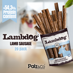 Lambdog Lamb Sausage Dog Treats - 8 & 20 Pack