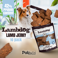 Lambdog Lamb Jerky Chews - Pack of 10