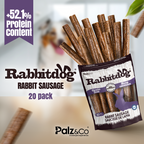 Rabbitdog Rabbit Sausage Dog Treats - 8 & 20 Pack