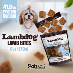 Lambdog Lamb Bites Dog Treats - 6 oz