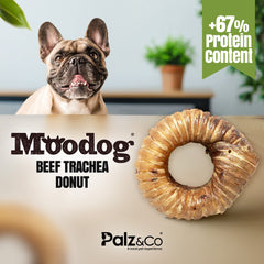 Moodog Beef Trachea Donut - Pack of 1