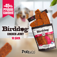 Birddog Chicken Jerky, 10 Pack