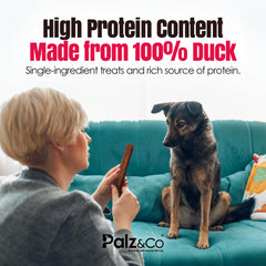 Birddog Duck Sausage Treats - Pack of 8 and 20