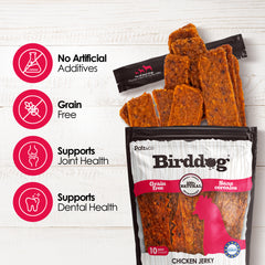 Birddog Chicken Jerky, 10 Pack