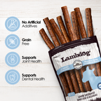Lambdog Lamb Sausage Dog Treats - 8 & 20 Pack