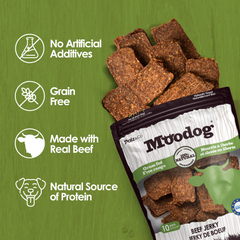 Moodog Beef Jerky Chews - Pack of 10