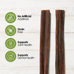 Moodog Beef Gullet Sticks 6-12", 25 Pack