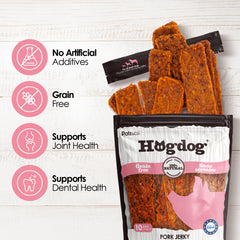 Hogdog Pork Jerky, 10 Pack
