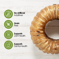 Moodog Beef Trachea Donut - Pack of 1