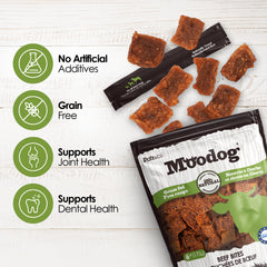 Moodog Beef Bites, 6 oz