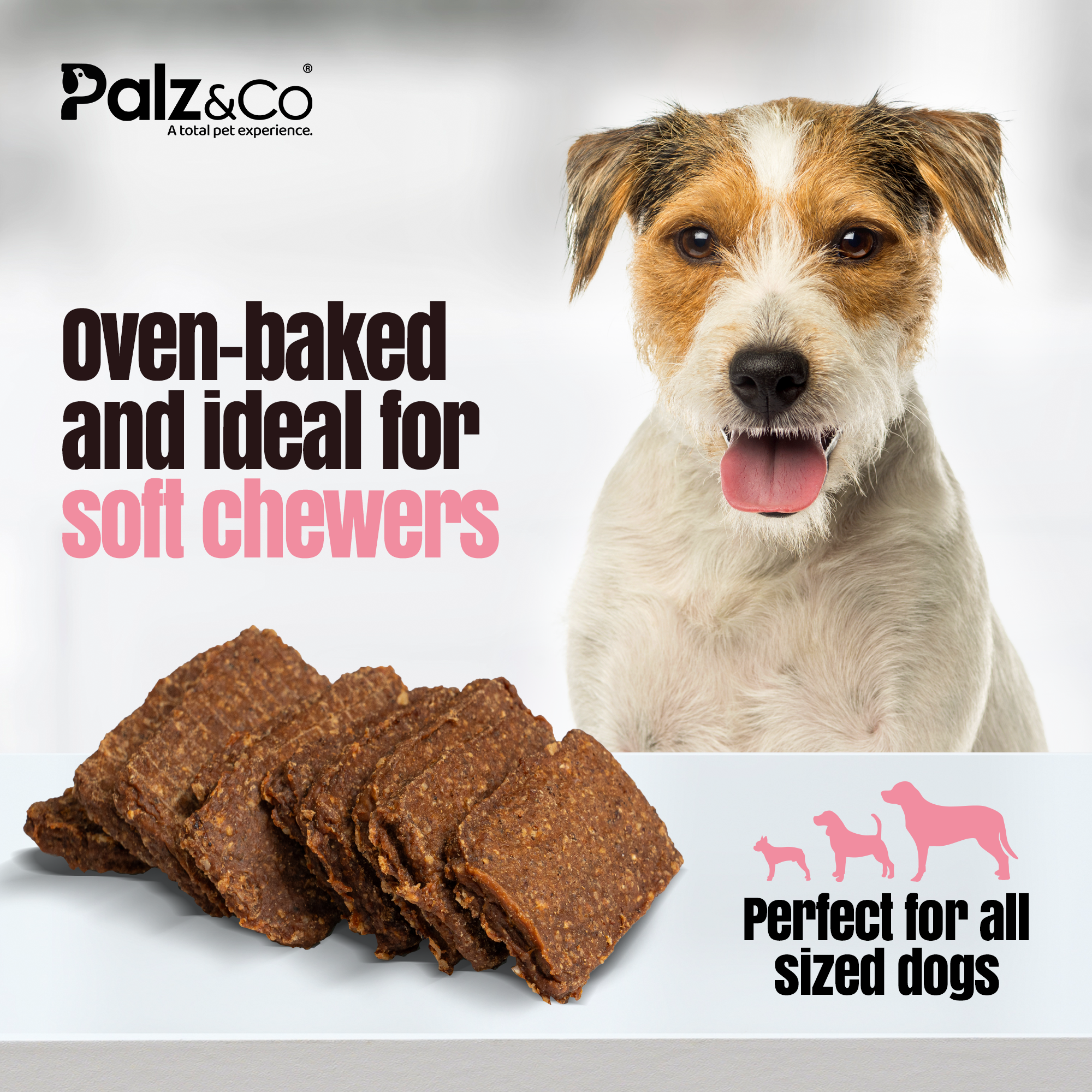 Hogdog Pork Jerky Chews - Pack of 10