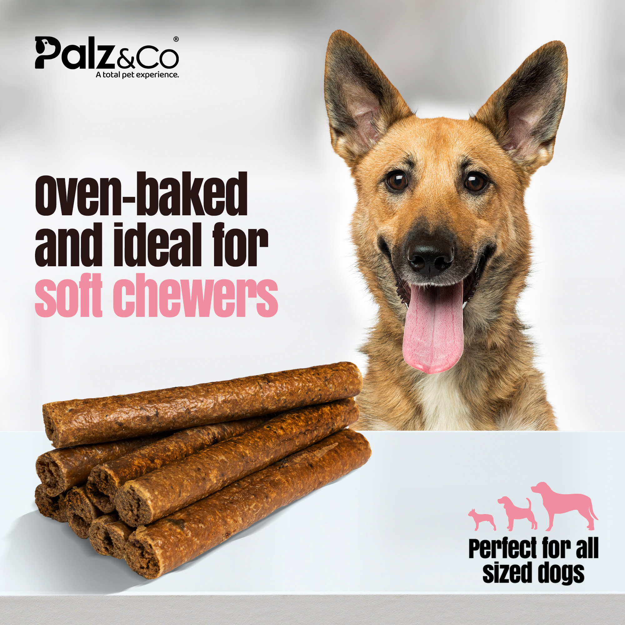 Hogdog Pork Sausage Dog Treats - 8 & 20 Pack