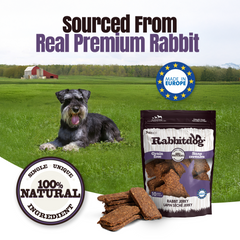Rabbitdog Rabbit Jerky Chews - Pack of 10