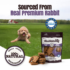 Rabbitdog Rabbit Bites Dog Treats - 6 oz