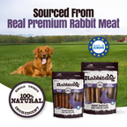 Rabbitdog Rabbit Sausage Dog Treats - 8 & 20 Pack