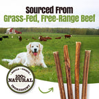 Moodog Beef Standard Bully Sticks 6" & 12" - Pack of 25