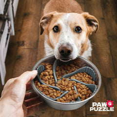 Paw Puzzle Slow Feeder Dog Bowl Insert