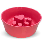 Paw Puzzle Slow Feeder Bowl, No-Skid Base
