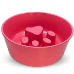 Paw Puzzle Slow Feeder Bowl, No-Skid Base
