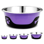 Thermocool Insulated Pet Bowls, No-Skid Base (Purple)