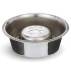Slow Feed Reversible Stainless Steel Bowls