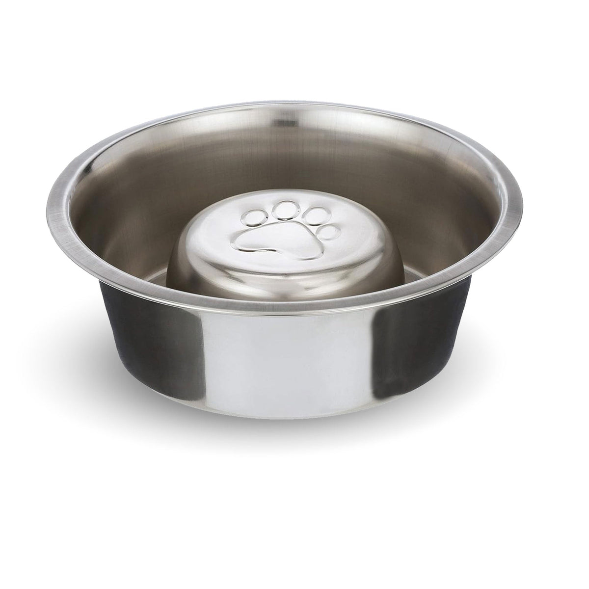 Slow Feed Reversible Stainless Steel Bowls