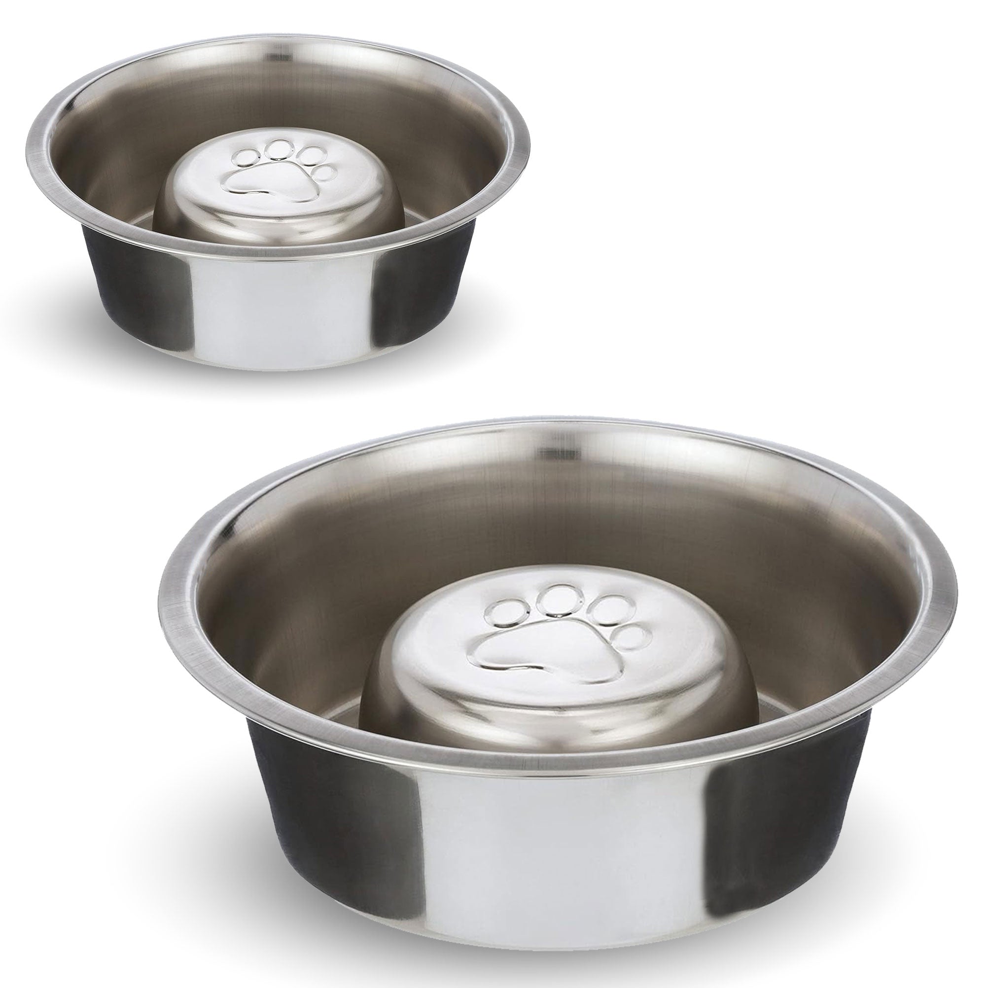 Slow Feed Reversible Stainless Steel Bowls Main image