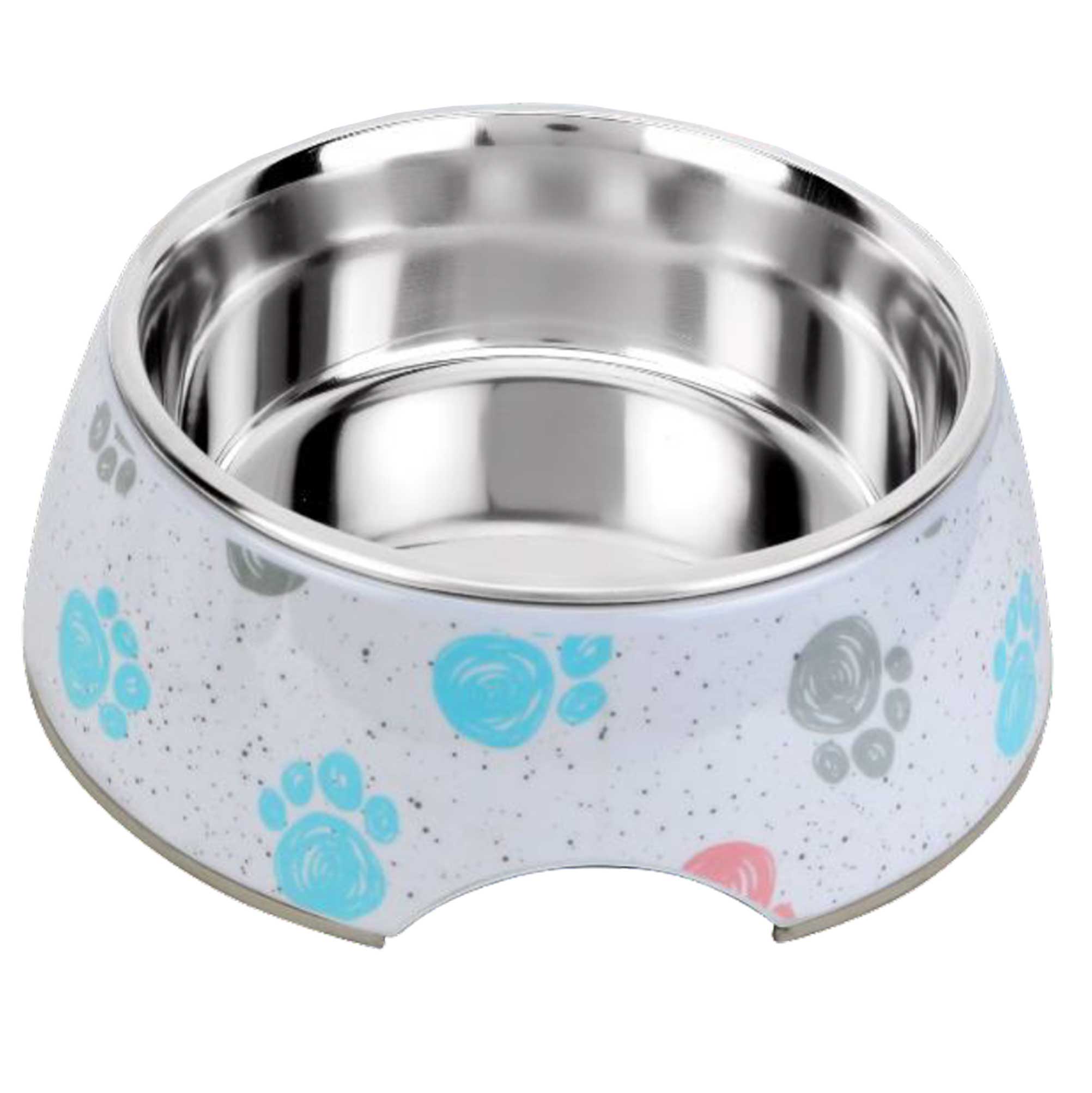 Retro Inspired Food Water Bowl, No-Skid Base