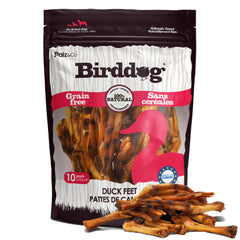 Birddog Duck Feet Chews (no nails) - Pack of 10 & 35