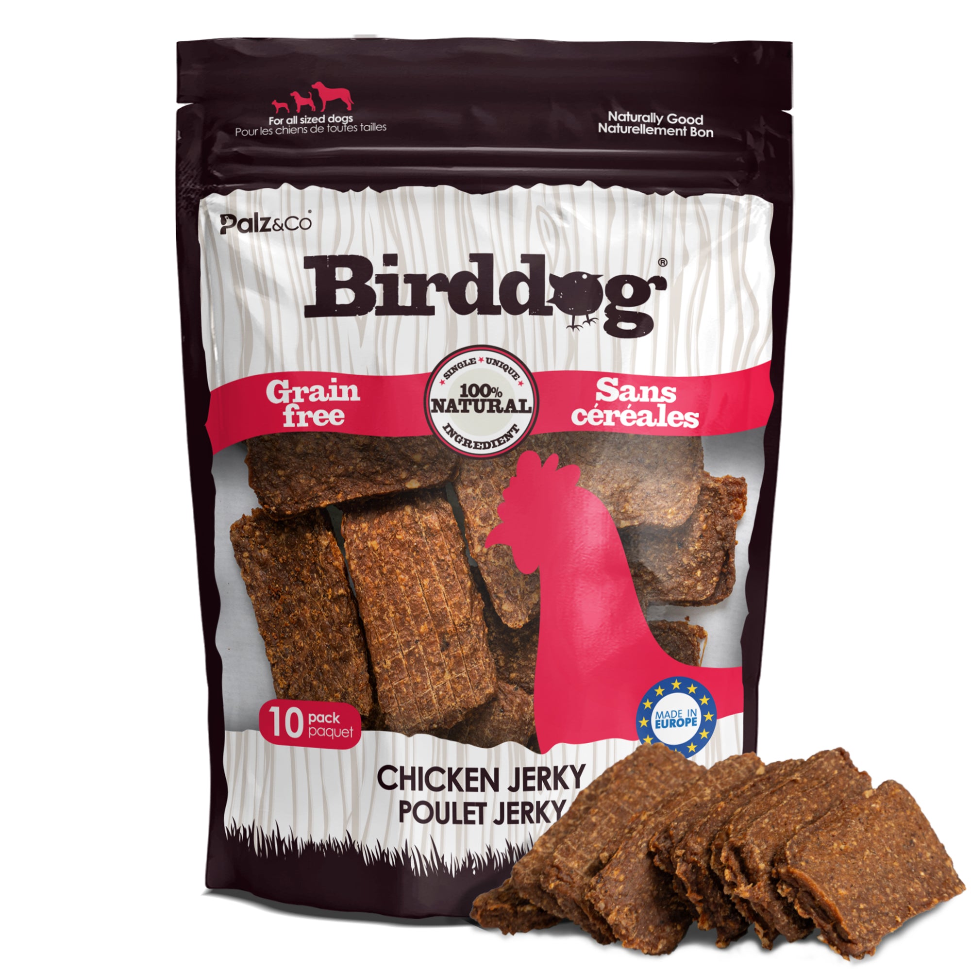 Birddog Chicken Jerky Chews - Pack of 10