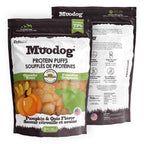 Alternate front view of MooDog Protein Puffs Pumpkin Oatmeal, Wholesale