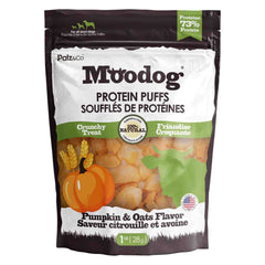 Front view of MooDog Protein Puffs Pumpkin Oatmeal, Wholesale