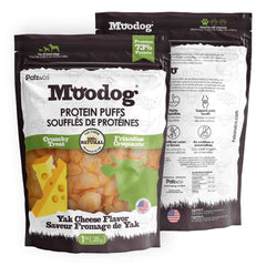 Alternate front view of MooDog Protein Puffs Yak Cheese, Wholesale
