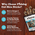 Fishdog Cod Sticks - 2.5 oz