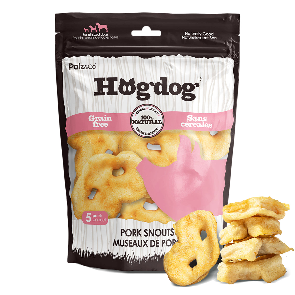Hogdog Pork Snouts - Pack of 5