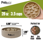 EcoBowl Slow Feeder Dog Bowl