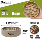 EcoBowl Slow Feeder Dog Bowl