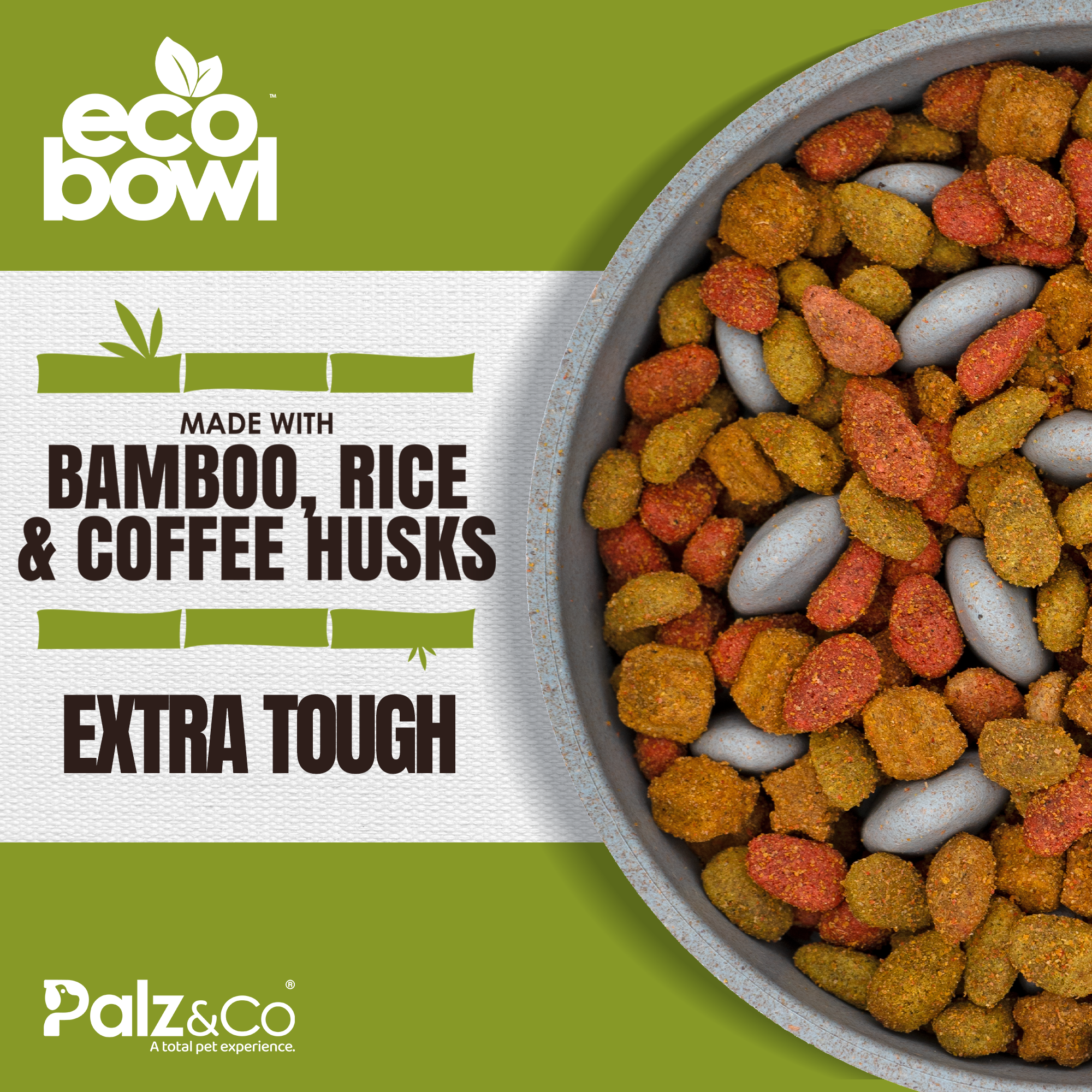 EcoBowl Slow Feeder Dog Bowl