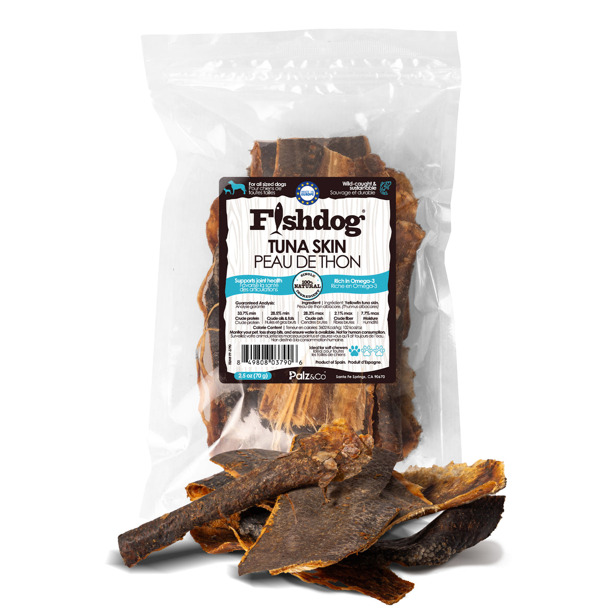 Fishdog Tuna Skin - 2.5 oz (70g)